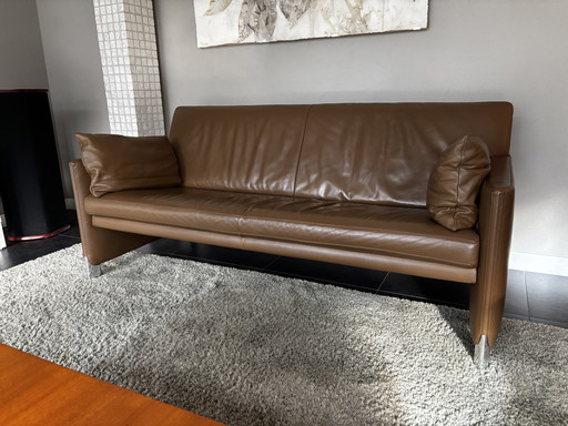 Divano Jori Sogood JR-6200 da 2,5 posti in pelle marrone