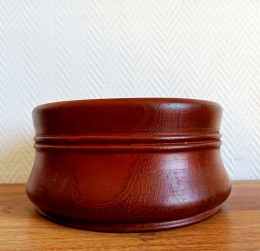 Skandinavische Obstschale aus Teakholz, 1960 – tafelaccessoires, Wood (photo 2 of 6)
