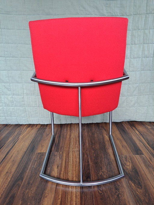4x Stoelen Hennie de Jong – stoelen fauteuils, Metal, Textile (photo 2 of 5)