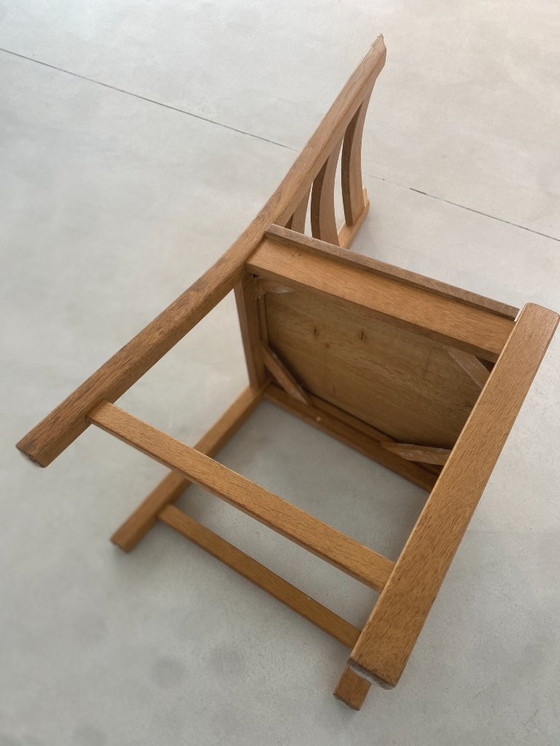 Image 1 of 6 Esszimmerstühle aus massiver Eiche - zeitlos & robust