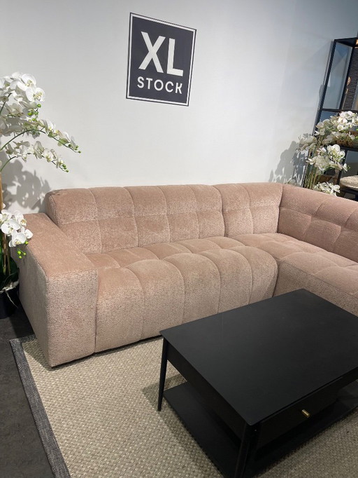 XL STOCK pink corner sofa