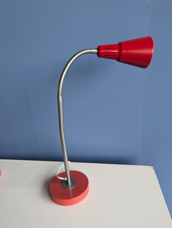 Image 1 of 2x vintage Ikea KVART desk lamp/night lamp