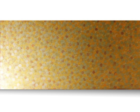 Gold Abstract A1372 - Gran Pintura Original – Pinturas y dibujos, Canvas (photo 2 of 12)