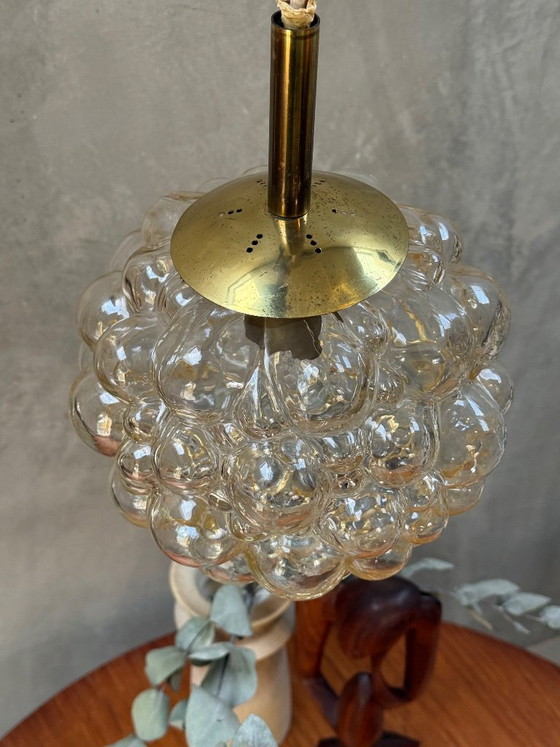 Vintage Design Lamp - Helena Tynell - Bubble Pendant Lamp – Copper, Glass (photo 10 of 10)