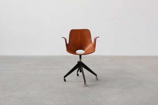 Sedia da ufficio Medea di Vittorio Nobili per Fratelli Tagliabue, Italia 1950