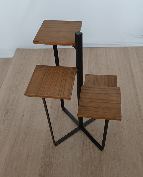 Sixties Plant Table – Metal, Wood (photo 10 of 10)