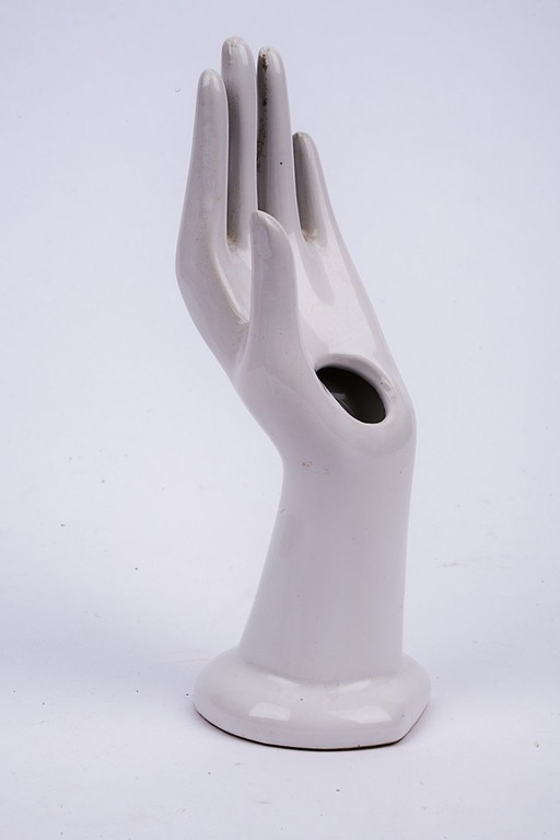 Vintage porcelain hand, 1960s