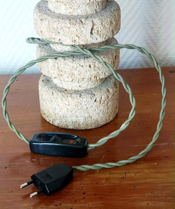 Tormos Style Brutalist Stone Lamp, Circa 1970 – Table lamps (photo 12 of 12)