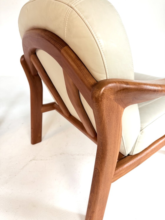 Image 1 of 2x vintage Deense fauteuil, Komfort '80