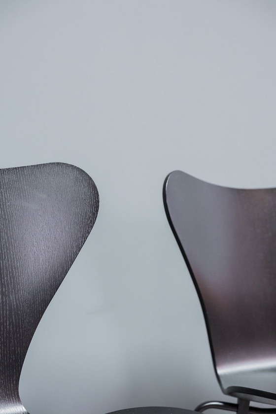 Image 1 of Sedia "farfalla" Serie 7, set da 4