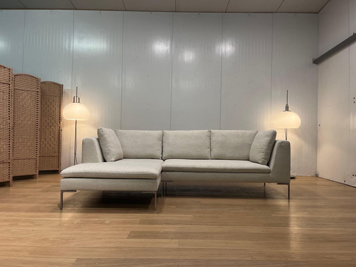 B&B Italia Charles Corner Sofa – Newly Upholstered (Ecru)