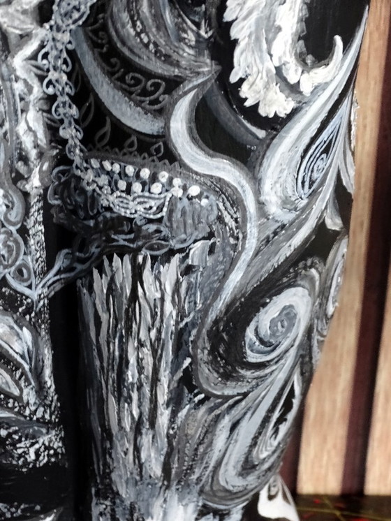 Image 1 of CB. busto di manichino bianco e nero