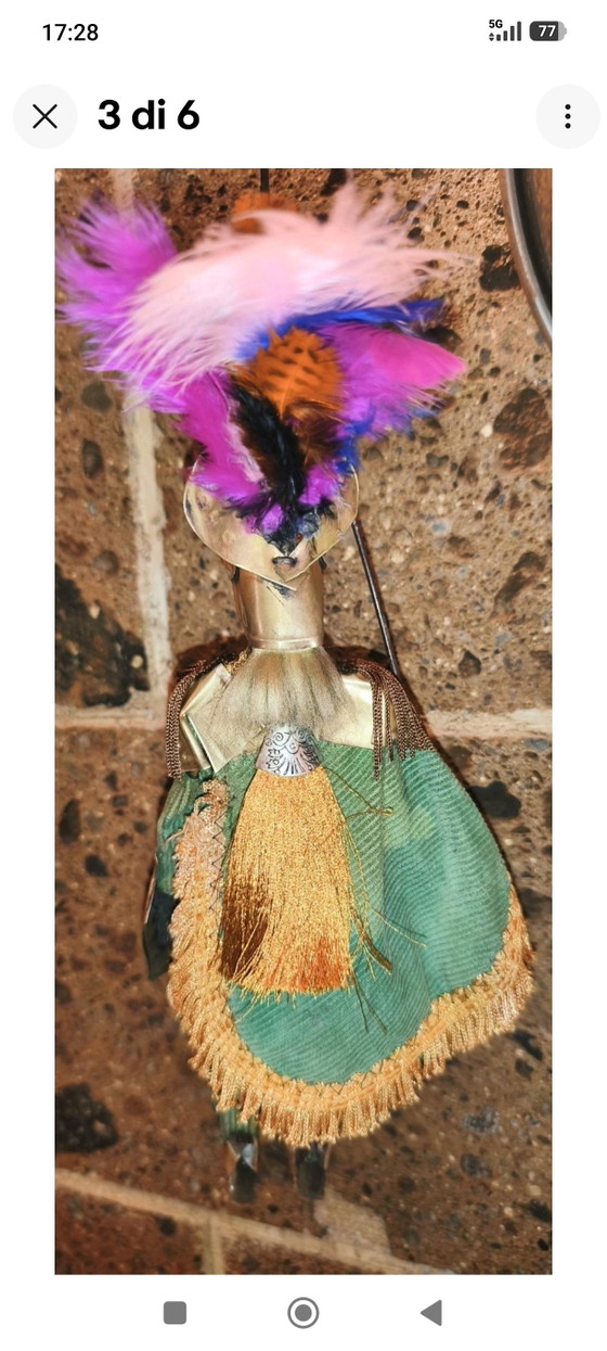 Marionnette sicilienne vintage de 25 cm - Probablement Orlando – Objets déco, Metal, Textile (photo 3 of 6)
