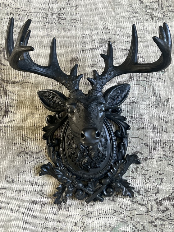 Image 1 of Hirschkopf Wandskulptur