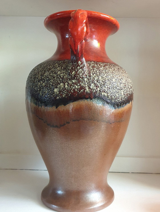 Image 1 of Grote Vloervaas (50cm)Jasba keramiek eind jaren 60