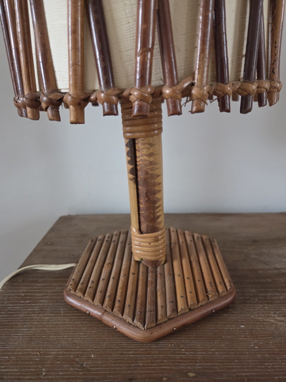 Image 1 of Rattan lamp from the 50s/60s