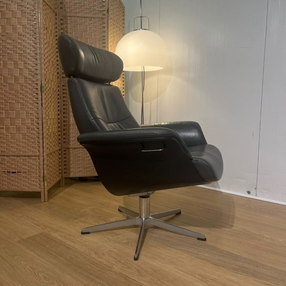 Image 1 of ZGAN Conform Time Out Fauteuil Zwart Leer