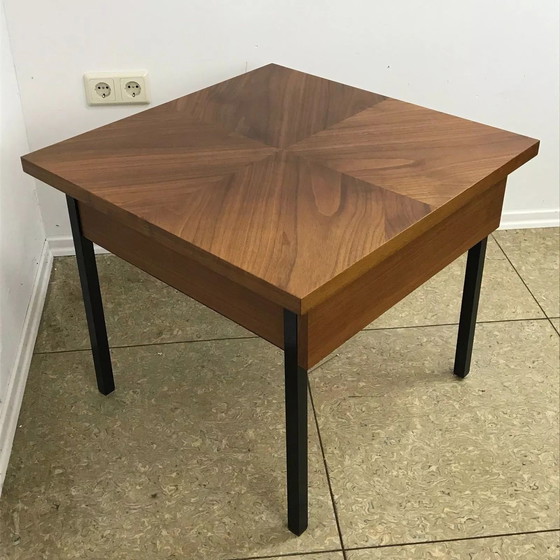 Image 1 of 60's 70's Teak Boîte à couture Utensilio Coffee Table Mid Century 60s