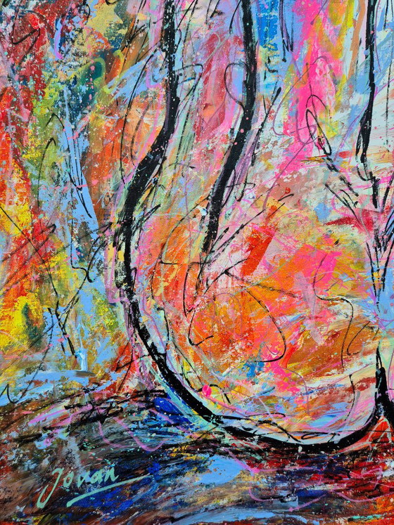 She In A Colorful World – Paintings & Drawings, Canvas (photo 5 of 14)