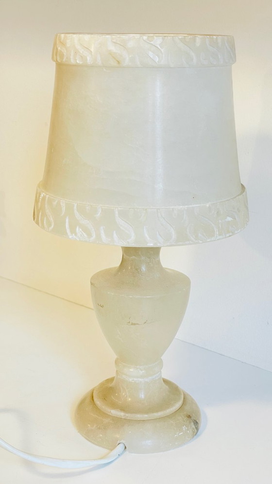 Image 1 of ALABASTER MARBLE LAMP 1970s