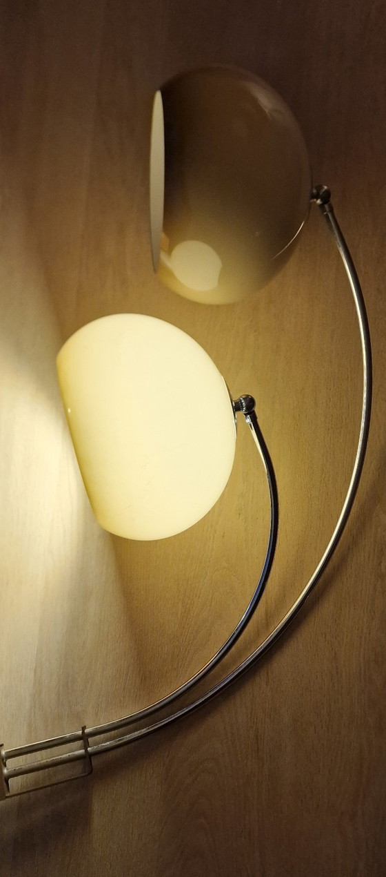 Image 1 of Dijkstra double arc lamp mushroom 1970s