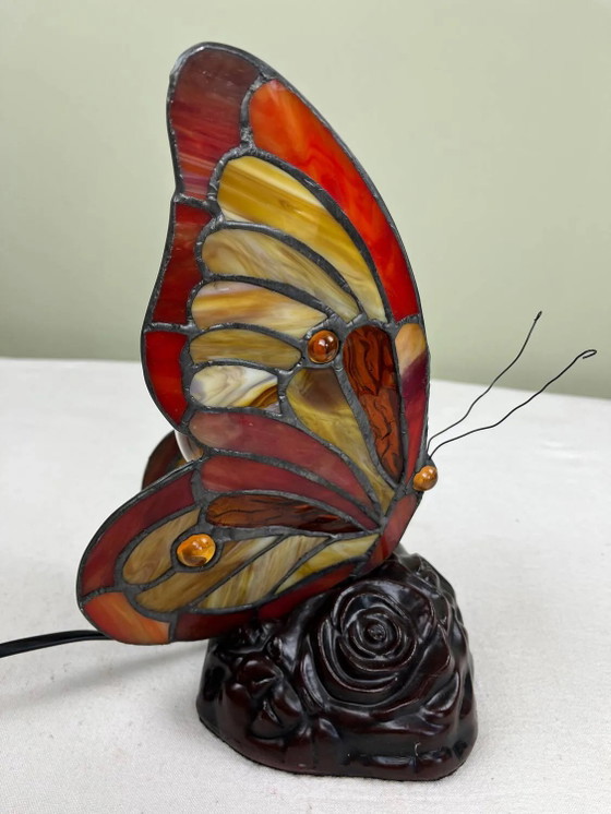 Schmetterlingslampe – Tischlampen, Crystal, Glass, Tiffany (photo 5 of 12)