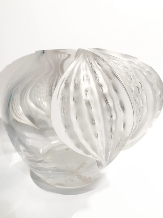 Vase en Cristal Lalique, Modèle San Diego, Années 1940 – Art Deco (photo 7 of 10)