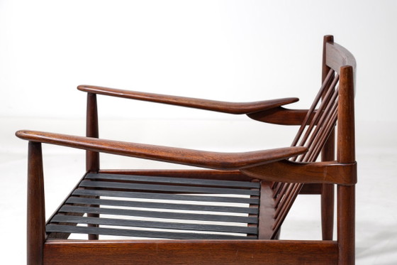 Set di poltrone lounge moderniste di BEKA, anni '60 – Legno, Pelle (photo 8 of 15)