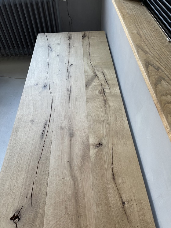 Image 1 of Coffee table made of old oak.