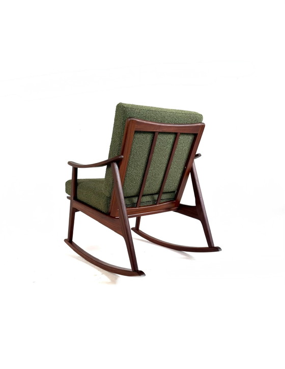 Image 1 of Vintage gerestaureerde Deense schommelstoel, jaren ‘60
