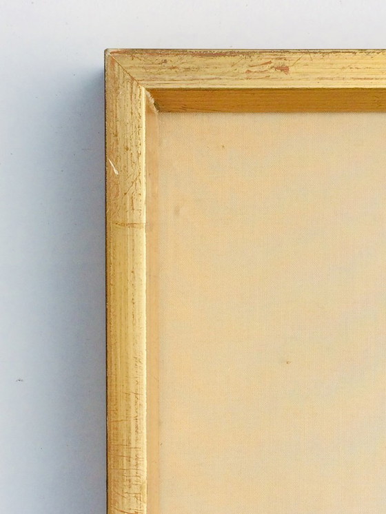 Image 1 of J. Vallès: ' Heron ' 70s Mixed media * 70s Vintage *