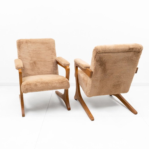 Paar "Zeca" loungestoelen toegeschreven aan José Zanine Caldas, Brazilië, 1960