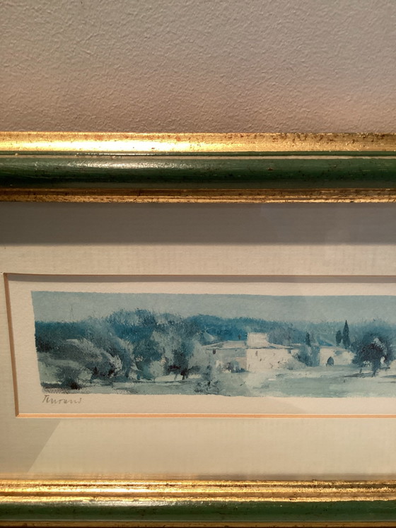 Massimo Pantani - Limited & Signed Serigraph “Toscana” – Art, Glass, Paper (photo 7 of 8)