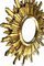 Vintage French Giltwood Sunburst Wall Mirror, 1950s (photo 3 of 10)