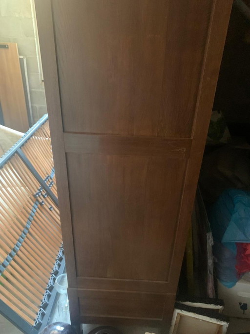 Grote eikenhouten kast, eind 19e eeuw, Frankrijk