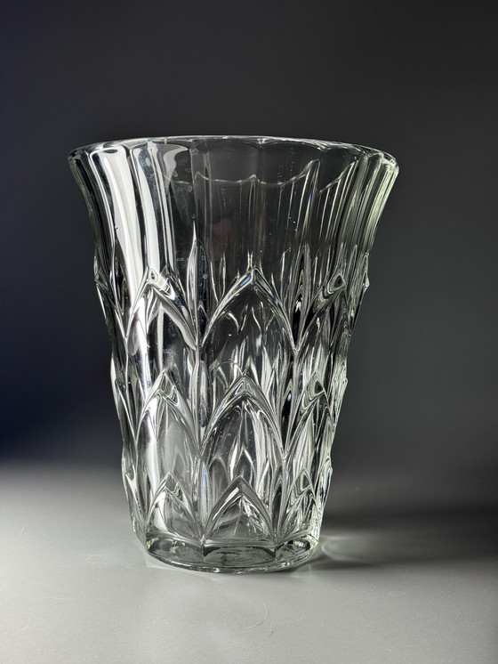 Image 1 of Val Saint Lambert – “Ronald” Vase | Art Deco  | 1935 