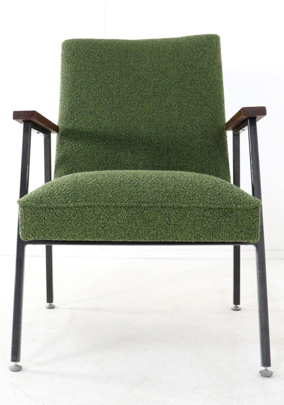 Image 1 of Gispen fauteuil vintage stoel nieuw gestoffeerd