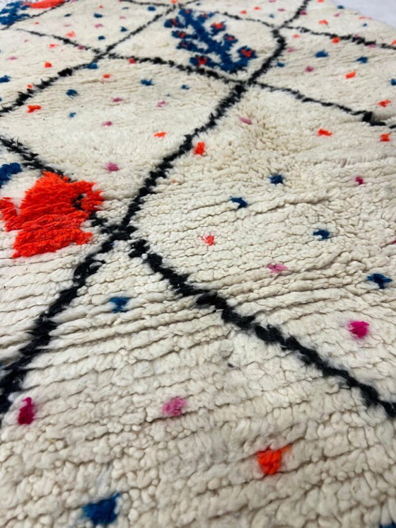 Image 1 of Beni Ourain rug in authentic wool, 300cm x 150cm