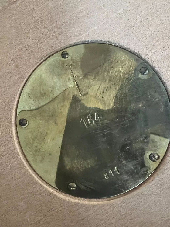 Image 1 of Lámpara de pie XL años 60 y 70 de porcelana KPM de latón Space Age