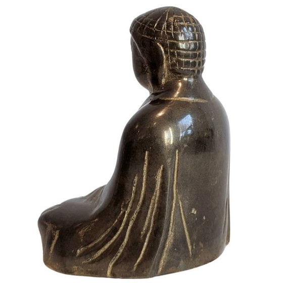 Japanse Bronzen Meditatie Boeddha (Dhyana Mudra) – Kavel 136 – Beeldhouwkunst (photo 6 of 9)