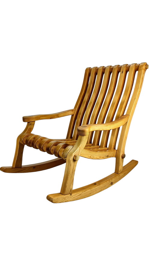 Constructivist Rocking Chair Scandinavia 1970s