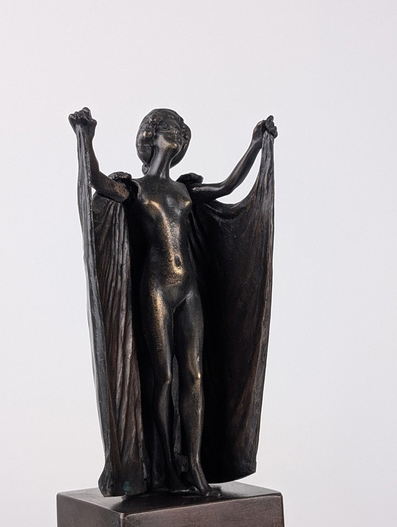 Image 1 of Sculpture de femme articulée en bronze par Carl Kauba, années 1900