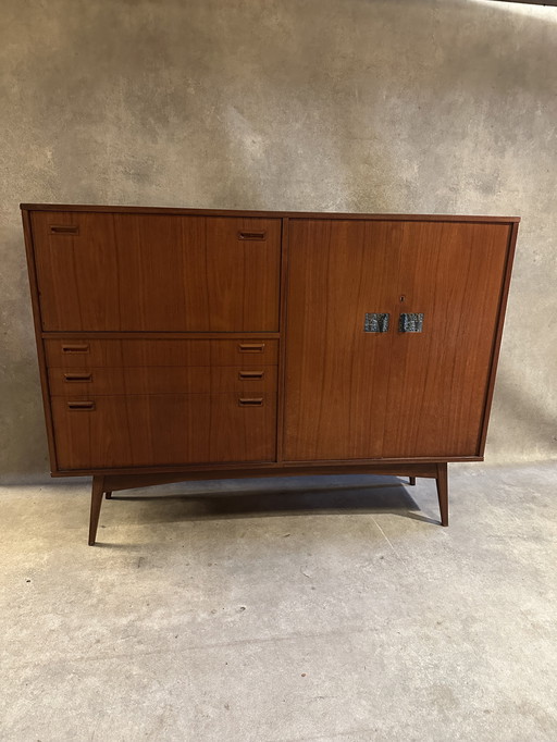 Vintage Teak Highboard