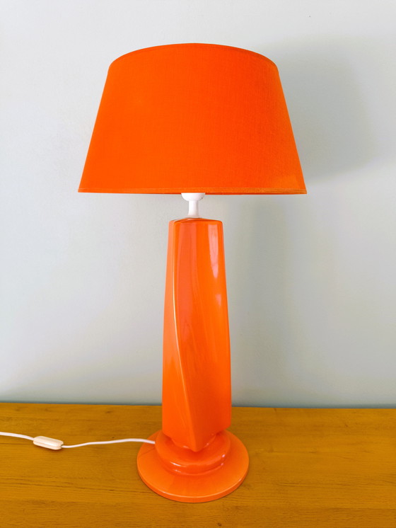 Image 1 of Design table lamp, orange