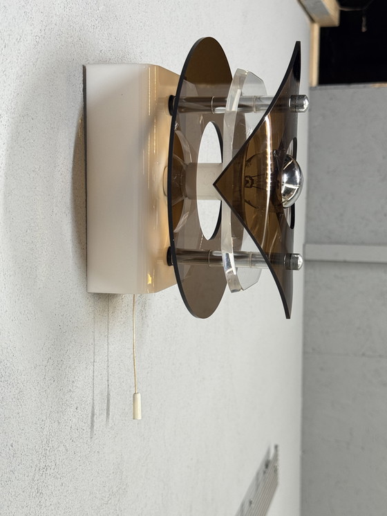 Image 1 of Herda Space Age Wall Lamp 1970s