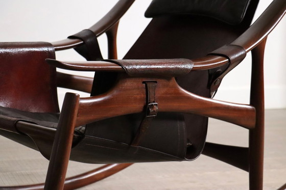 Image 1 of Liceu De Artes E Oficios Schommelstoel, Brazilië, jaren 60