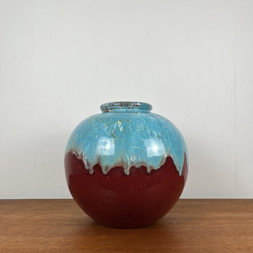 Ceramic Ball Vase by CAB 1976