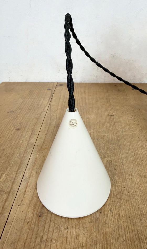 Image 1 of Vintage Glass Ceiling Light, 1970s