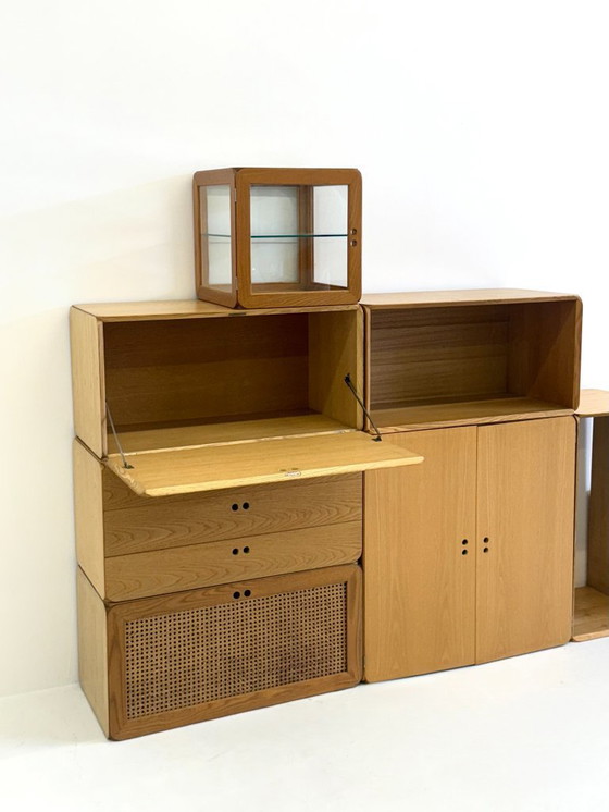 Image 1 of Set di otto elementi modulari da parete Samara di Derk Jan de Vries per Maisa di Seveso