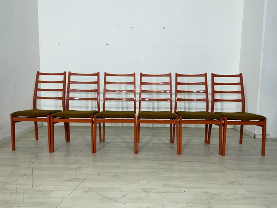 Image 1 of 6x années 60 Chaises Chaise de salle à manger Chaise de salle à manger Vintage chairs